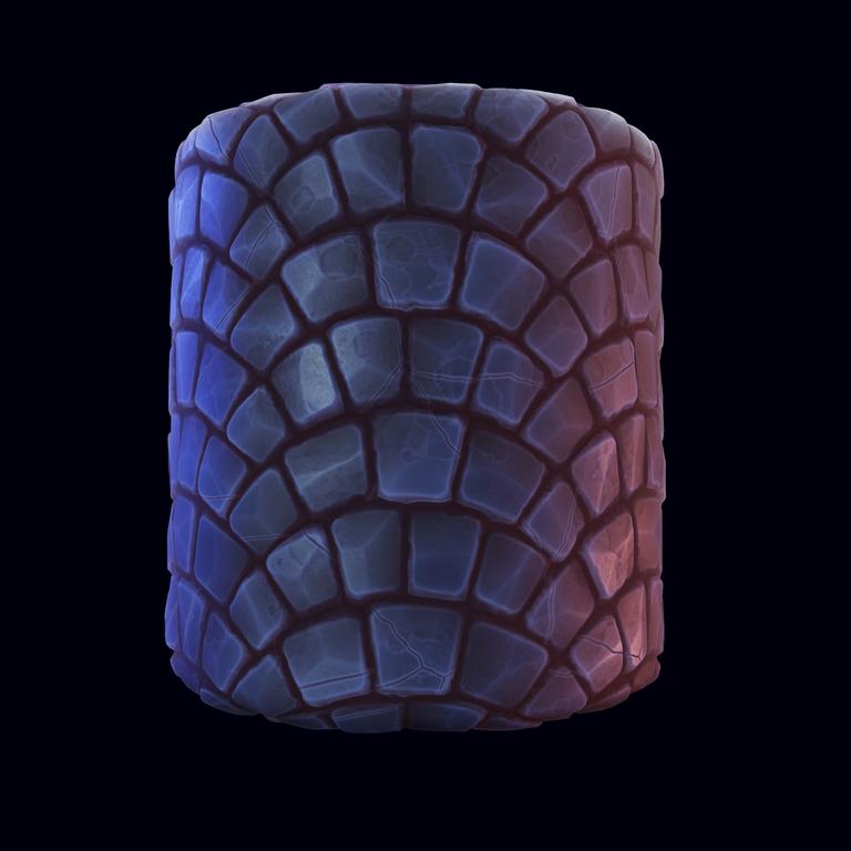 Materials studies with substance designer cobblerstones  solo