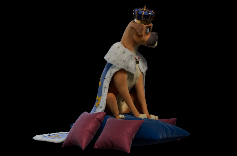 king Emilio boxer dog turntable
