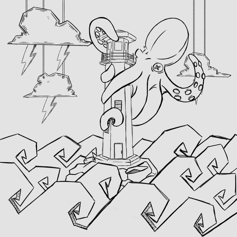 Light house fran loret project sketch