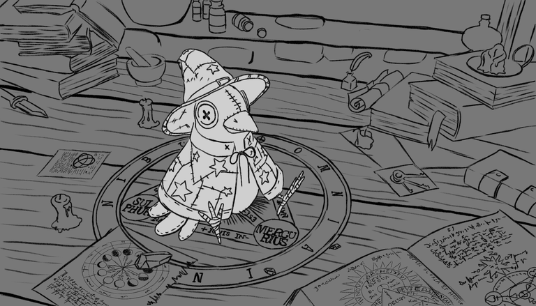 Petit-Orion storyboard sketch